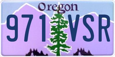 OR license plate 971VSR