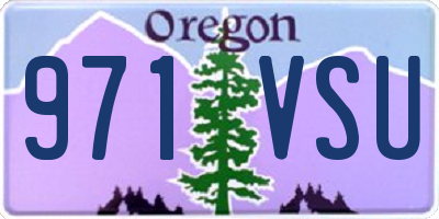 OR license plate 971VSU