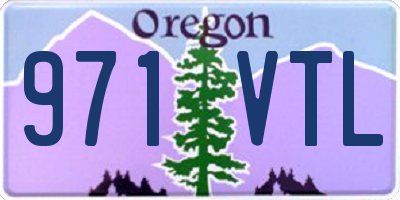OR license plate 971VTL