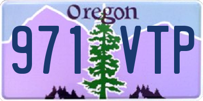 OR license plate 971VTP