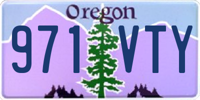 OR license plate 971VTY