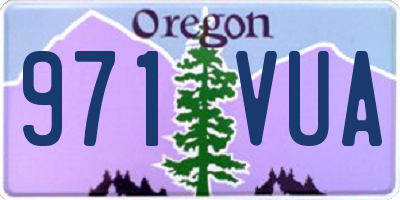 OR license plate 971VUA