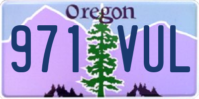 OR license plate 971VUL