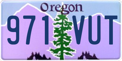OR license plate 971VUT