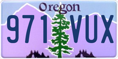 OR license plate 971VUX