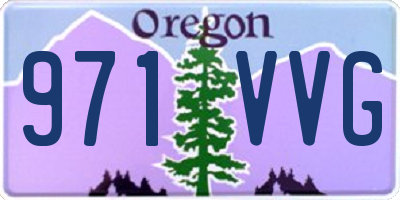 OR license plate 971VVG