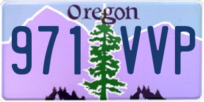 OR license plate 971VVP