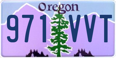 OR license plate 971VVT