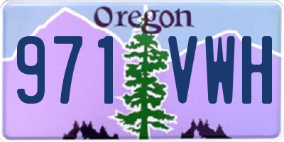 OR license plate 971VWH