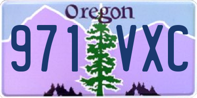OR license plate 971VXC