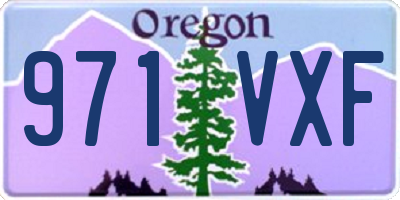 OR license plate 971VXF