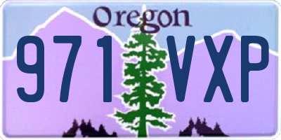 OR license plate 971VXP