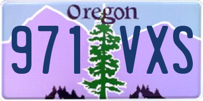 OR license plate 971VXS