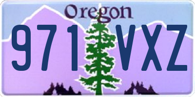 OR license plate 971VXZ
