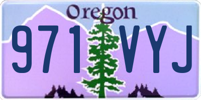 OR license plate 971VYJ