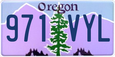 OR license plate 971VYL