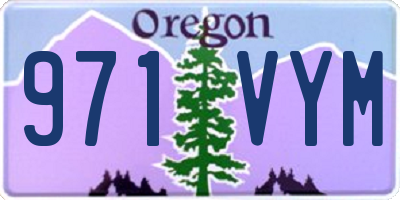 OR license plate 971VYM