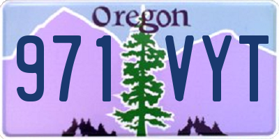 OR license plate 971VYT