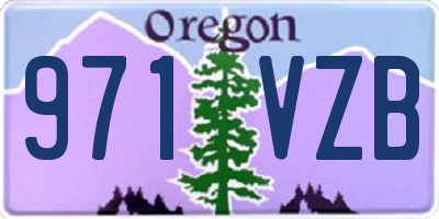 OR license plate 971VZB