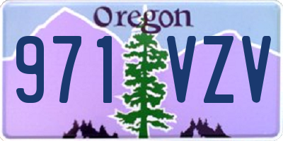 OR license plate 971VZV