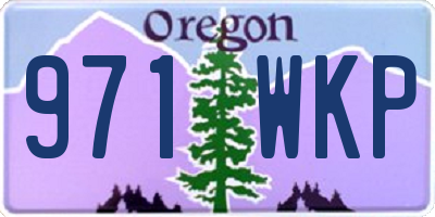 OR license plate 971WKP