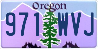 OR license plate 971WVJ