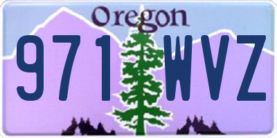 OR license plate 971WVZ