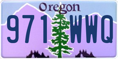 OR license plate 971WWQ