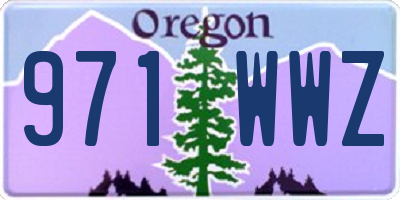 OR license plate 971WWZ