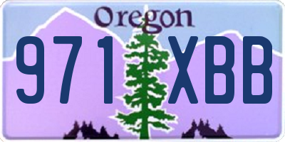 OR license plate 971XBB