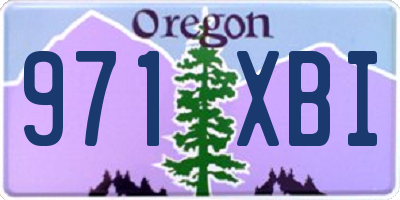 OR license plate 971XBI