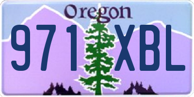 OR license plate 971XBL