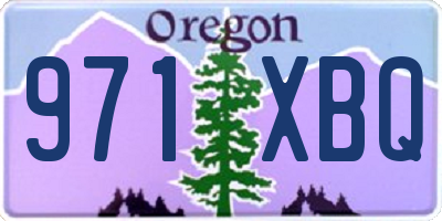 OR license plate 971XBQ