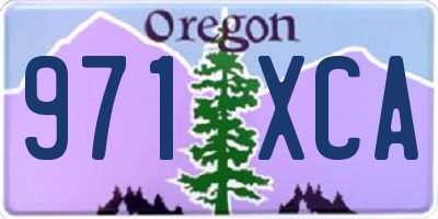 OR license plate 971XCA