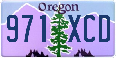 OR license plate 971XCD