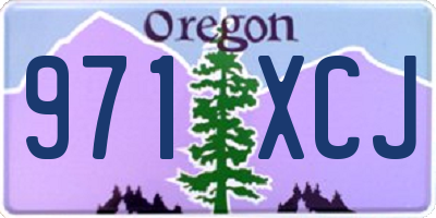 OR license plate 971XCJ