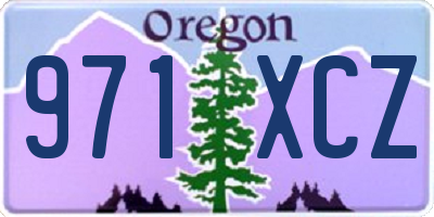OR license plate 971XCZ