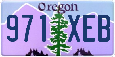 OR license plate 971XEB