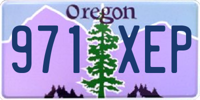 OR license plate 971XEP