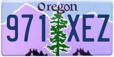 OR license plate 971XEZ