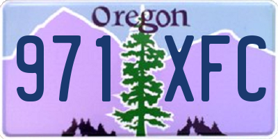 OR license plate 971XFC