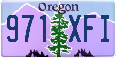 OR license plate 971XFI