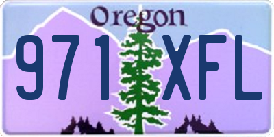 OR license plate 971XFL