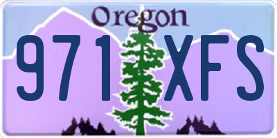 OR license plate 971XFS