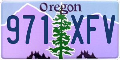 OR license plate 971XFV