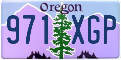 OR license plate 971XGP