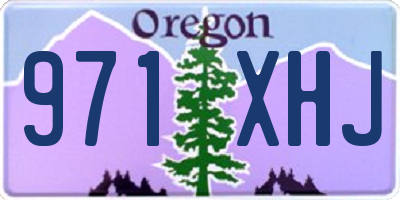OR license plate 971XHJ