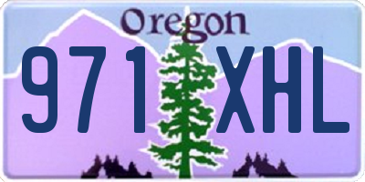 OR license plate 971XHL