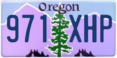 OR license plate 971XHP