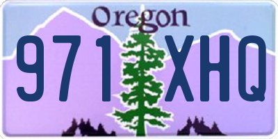 OR license plate 971XHQ